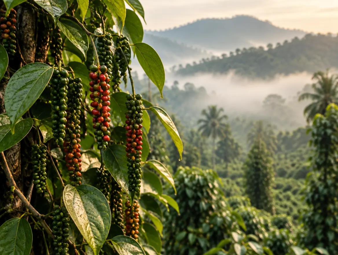 Black pepper & cardamom from Kerala